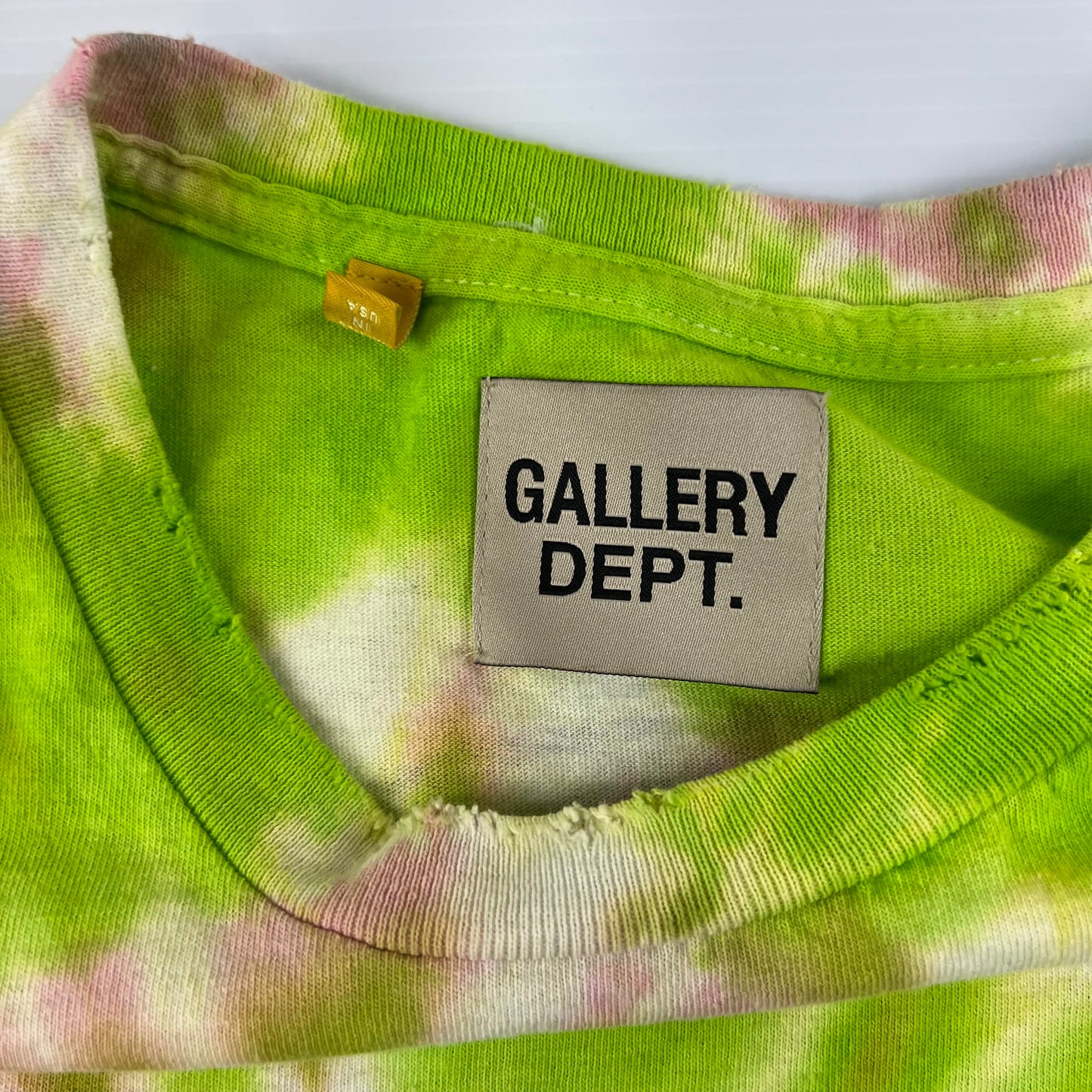 Grateful Dead Gallery Dept. Tie-dye Green Skull Shirt - XL