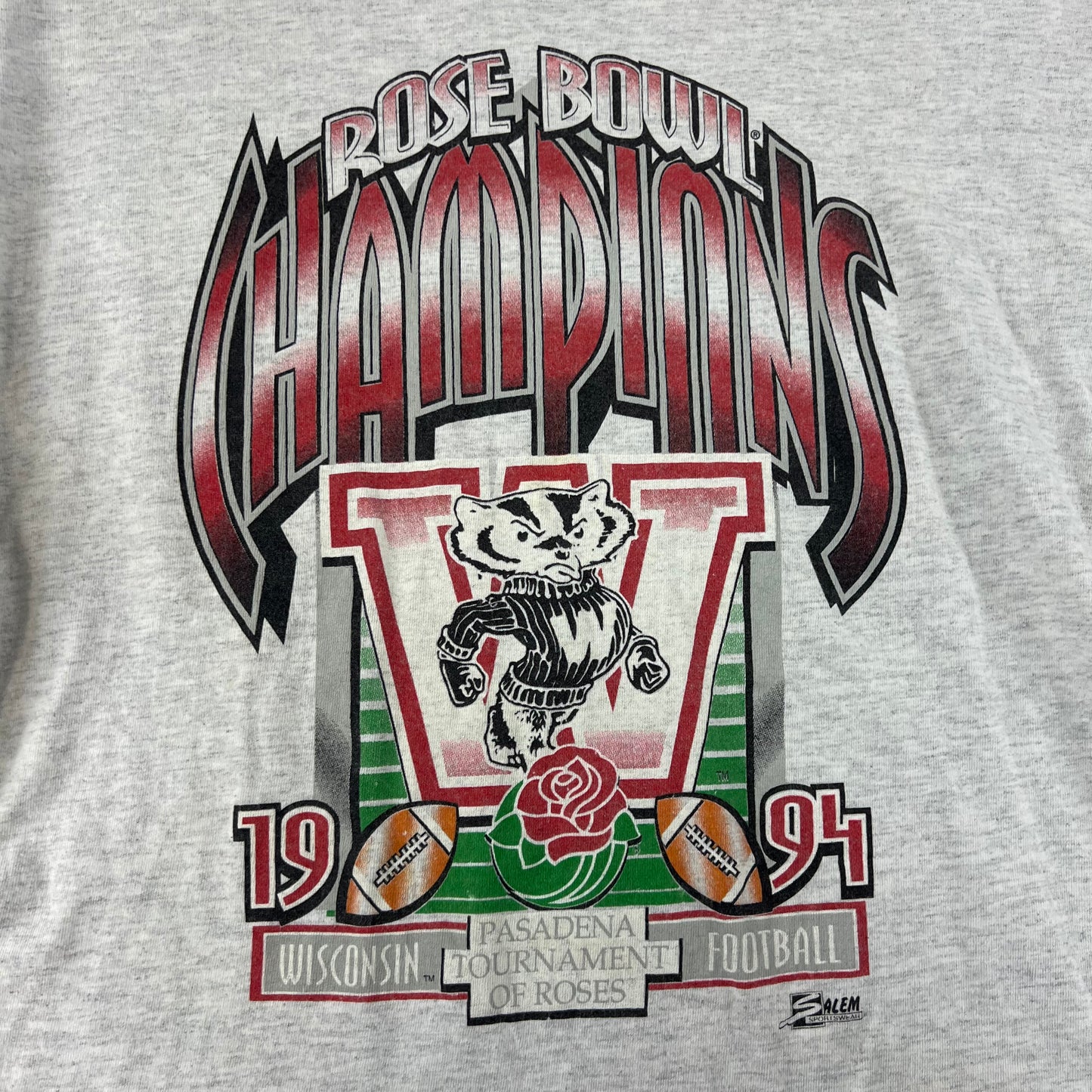 Rose Bowl Champions Wisconsin Badgers Shirt - XL