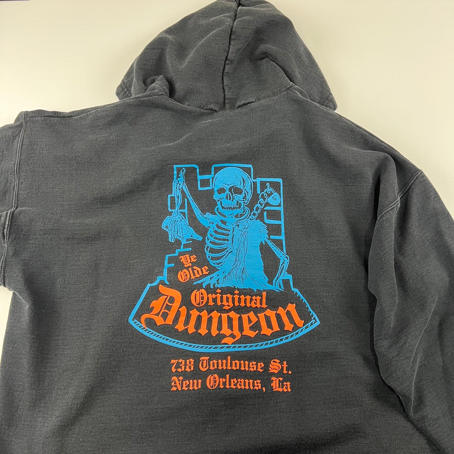 Hanes De Olde Original Dungeon Zip Up Hoodie - XL