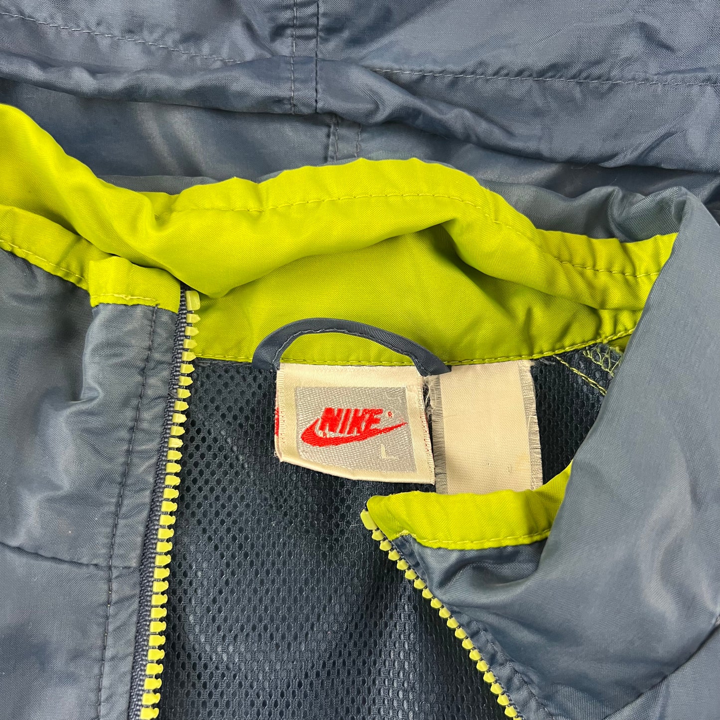 Nike Blue & Green Windbreaker Jacket - L