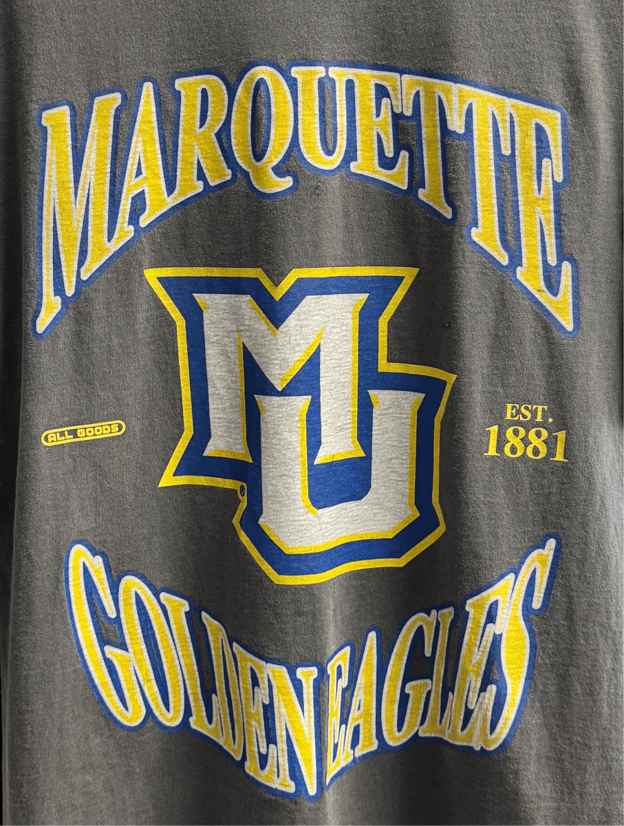 All Goods Marquette Golden Eagles Tee - Medium - ALL GOODS - ALL GOODS