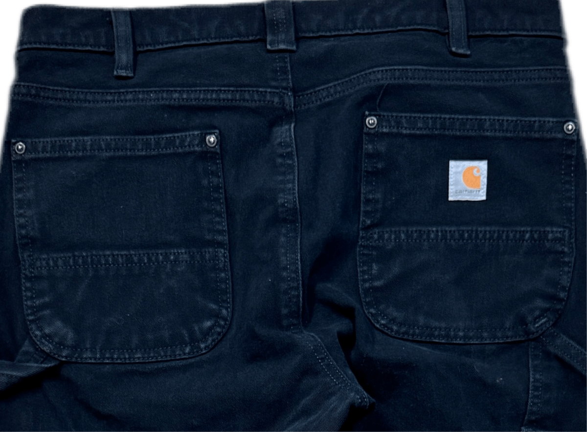 Black Carhartt Double Knee Work Pants - ALL GOODS - ALL GOODS