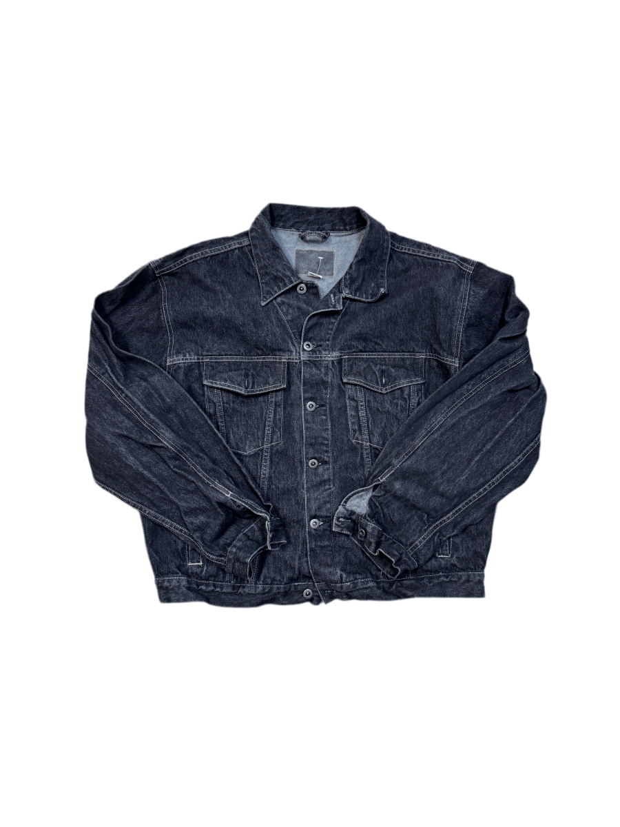Black Union Bay Denim Jacket - Large - ALL GOODS - ALL GOODS