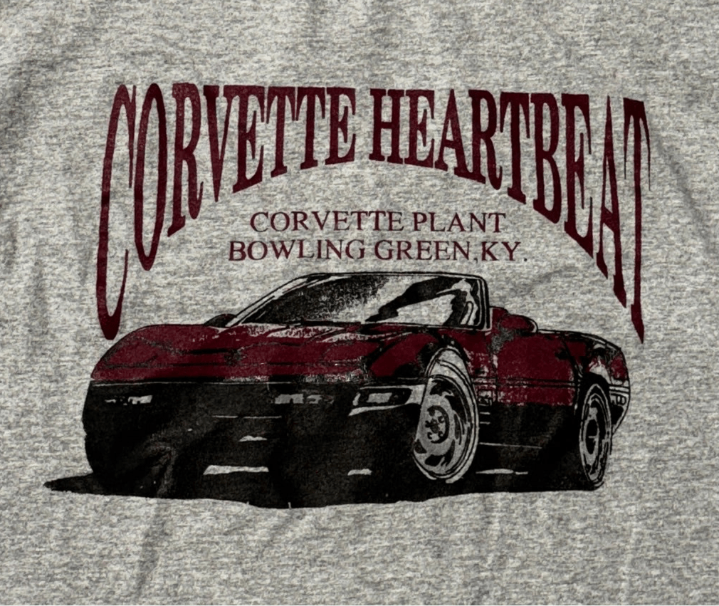 Corvette Heartbeat Shirt - Medium - ALL GOODS - ALL GOODS