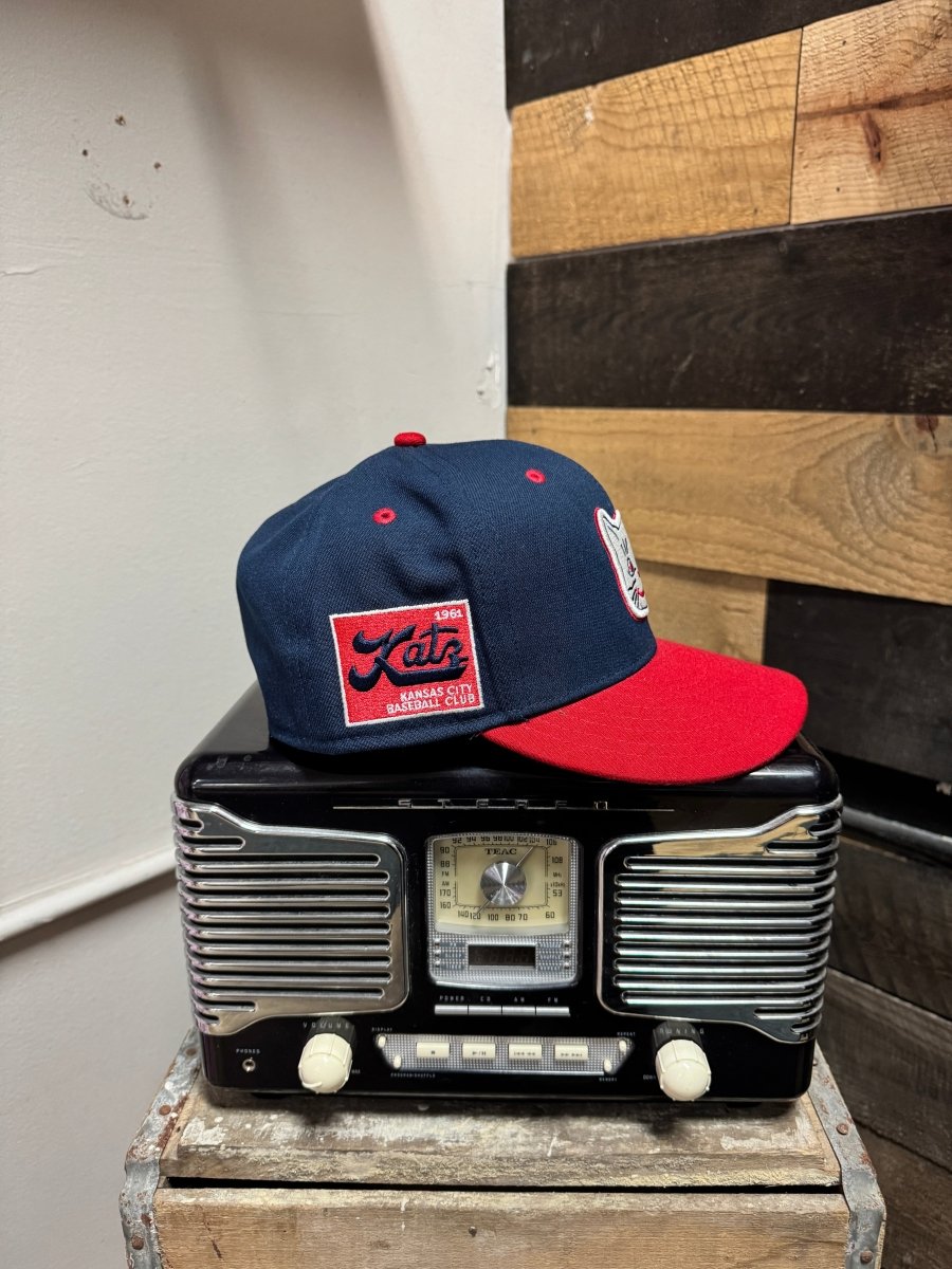 Ebbets Field Flannels Kats Fitted Hat - ALL GOODS - ALL GOODS