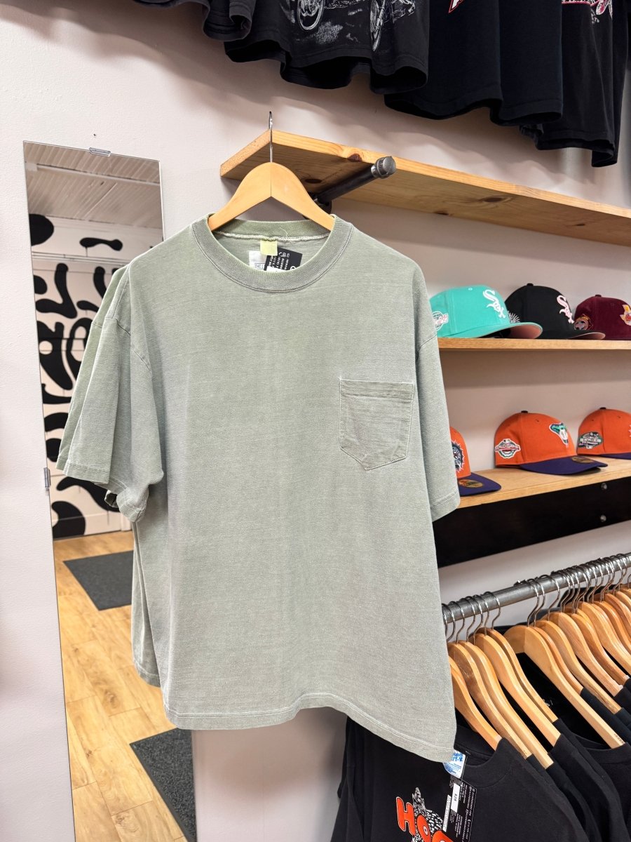 Faded Green Vintage Wash Tee - XL - ALL GOODS - ALL GOODS