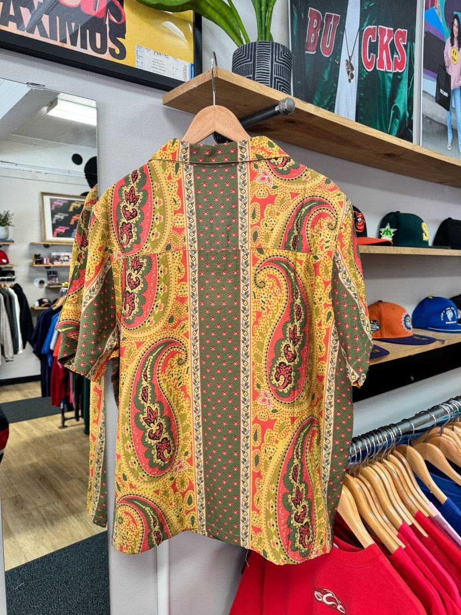 FOUND Paisley Button Up Shirt - Large - ALL GOODS - ALL GOODS