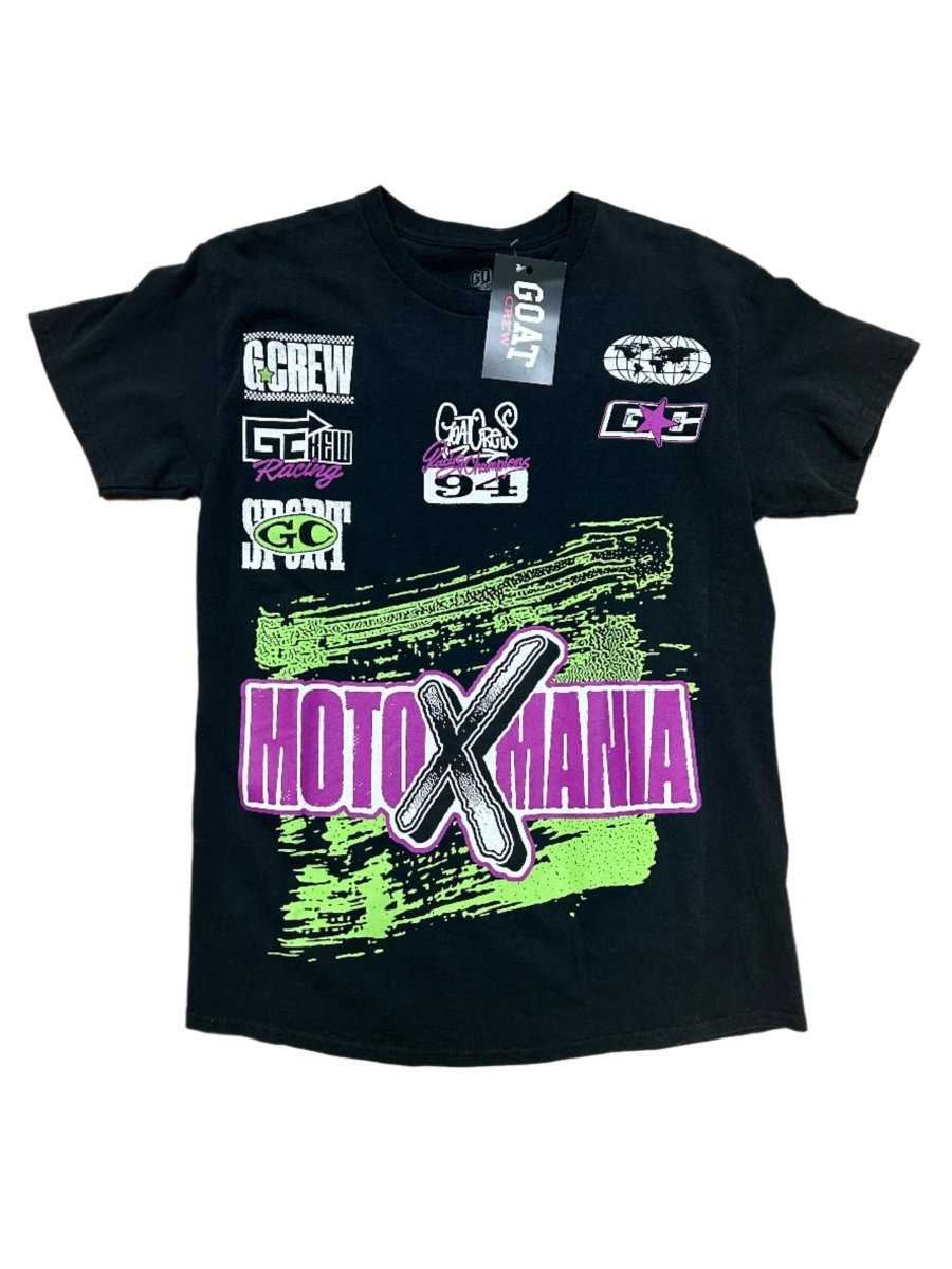 GOAT Crew Moto Mania Shirt Size S - ALL GOODS - ALL GOODS