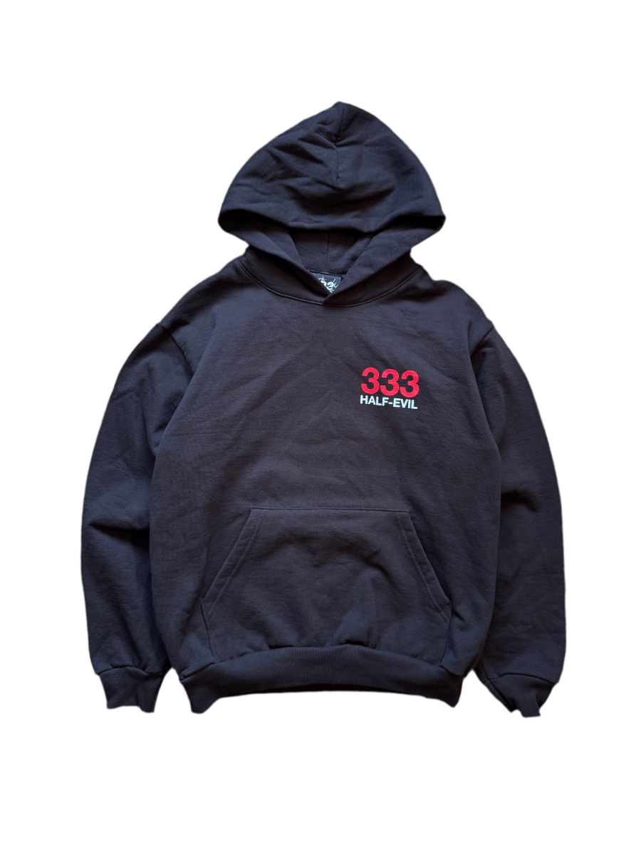 Half - Evil 333 Red Logo Hoodie - Medium - ALL GOODS - ALL GOODS