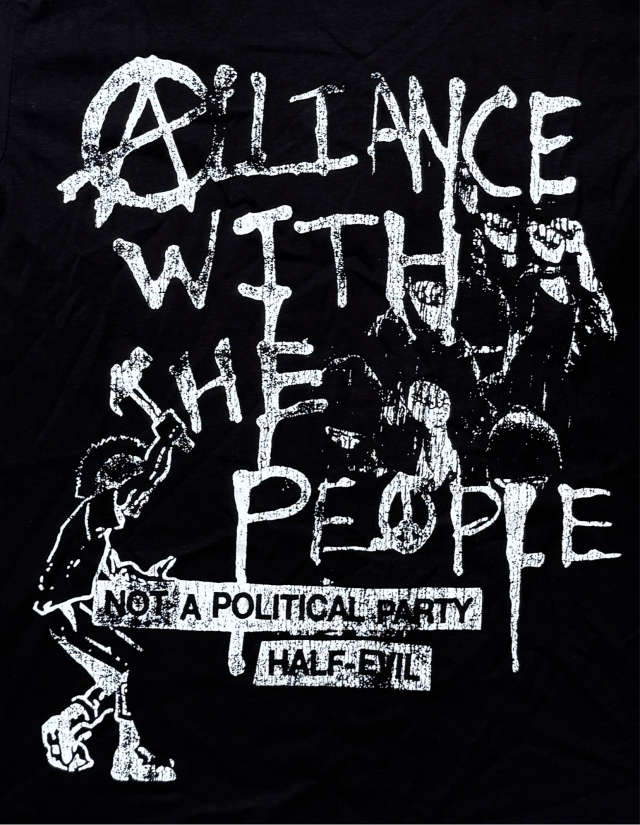 Half - Evil Alliance With The People T-Shirt - Small - ALL GOODS - ALL GOODS