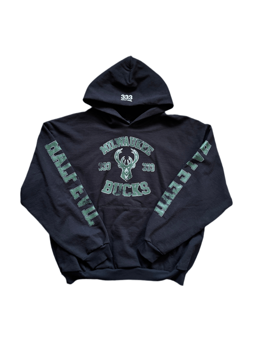 Half - Evil Milwaukee Bucks Hoodie - 3XL - ALL GOODS - ALL GOODS