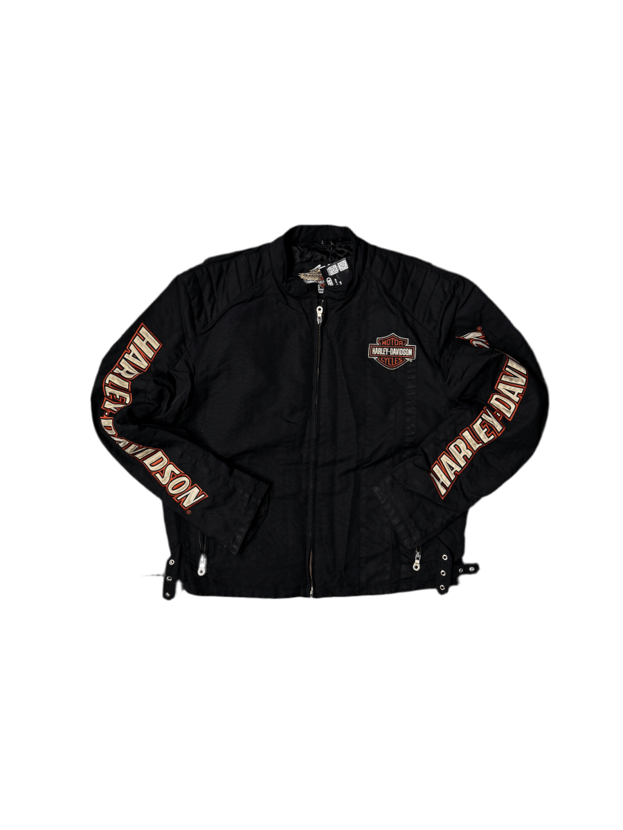 Harley Davidson Biker Jacket - Large - ALL GOODS - ALL GOODS