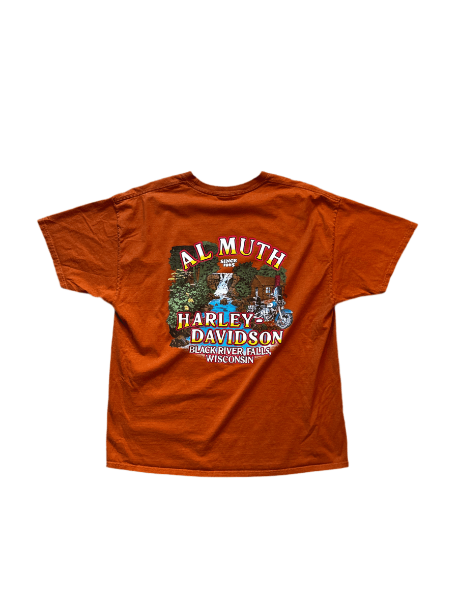 Harley Davidson Black River Falls Tee - XL - ALL GOODS - ALL GOODS