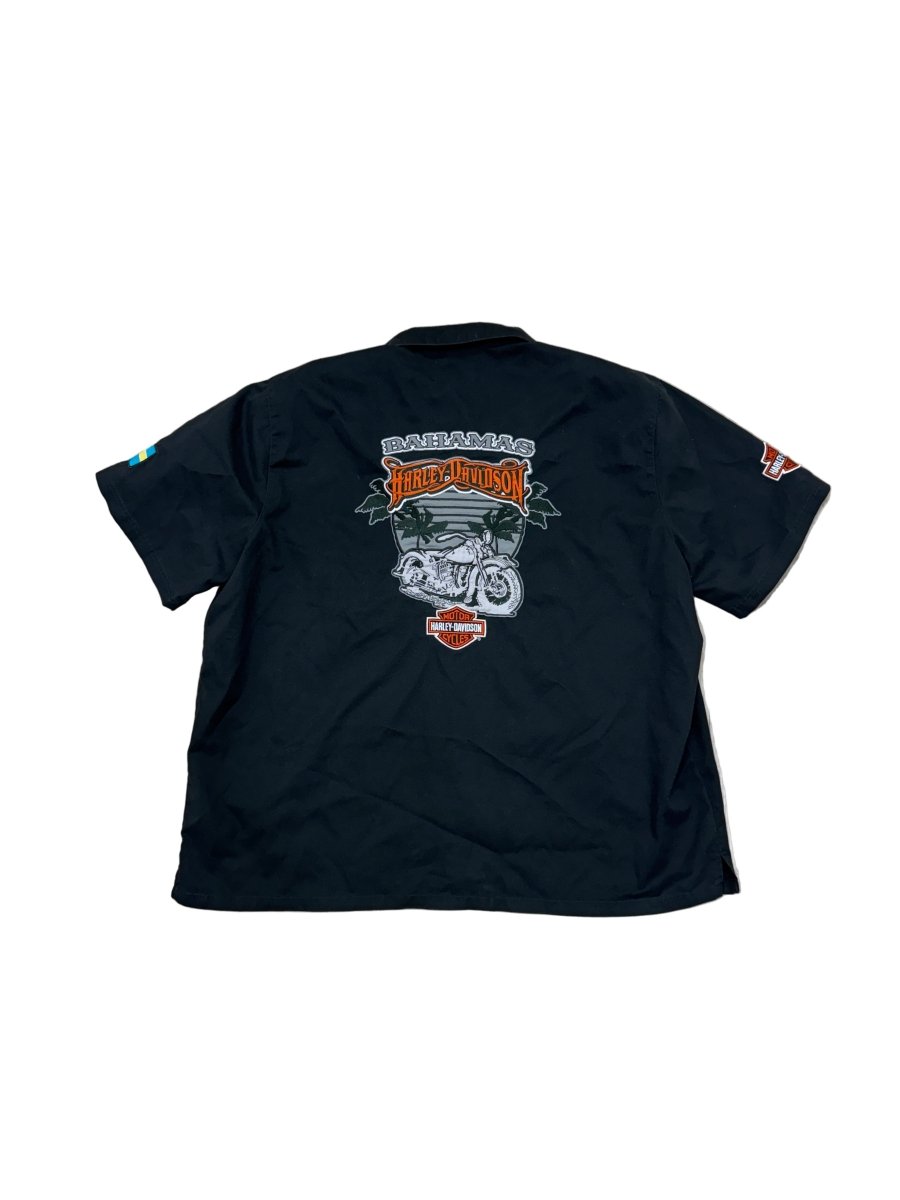 Harley Davidson Button Up Shirt - 3XL - ALL GOODS - ALL GOODS
