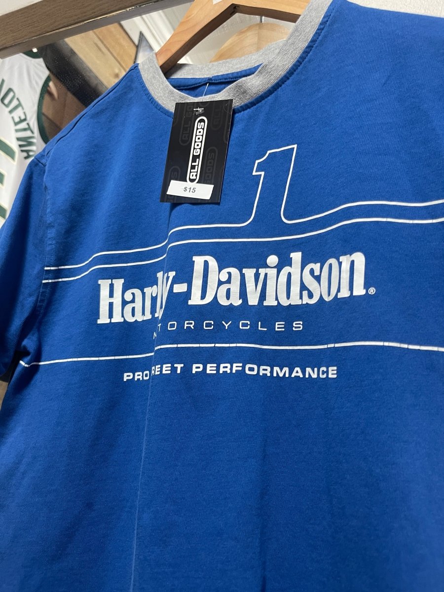 Harley Davidson Ringer Shirt - ALL GOODS - ALL GOODS