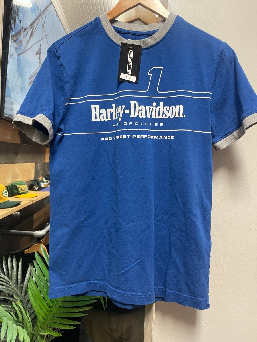 Harley Davidson Ringer Shirt - ALL GOODS - ALL GOODS