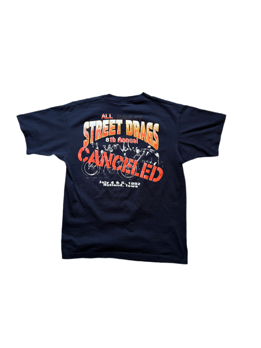 Harley Davidson Rutland Drag Races Shirt - Medium - ALL GOODS - ALL GOODS