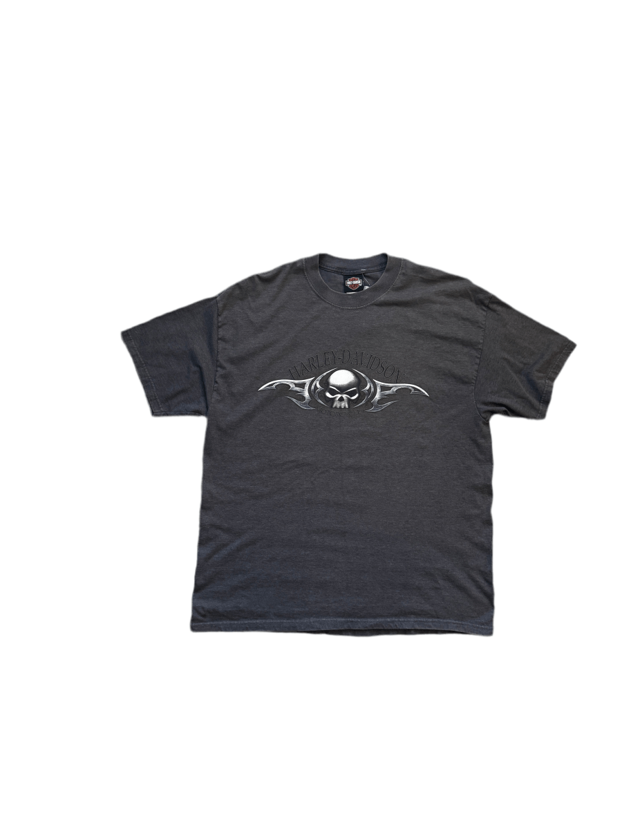 Harley Davidson Skull Tee - XL - ALL GOODS - ALL GOODS
