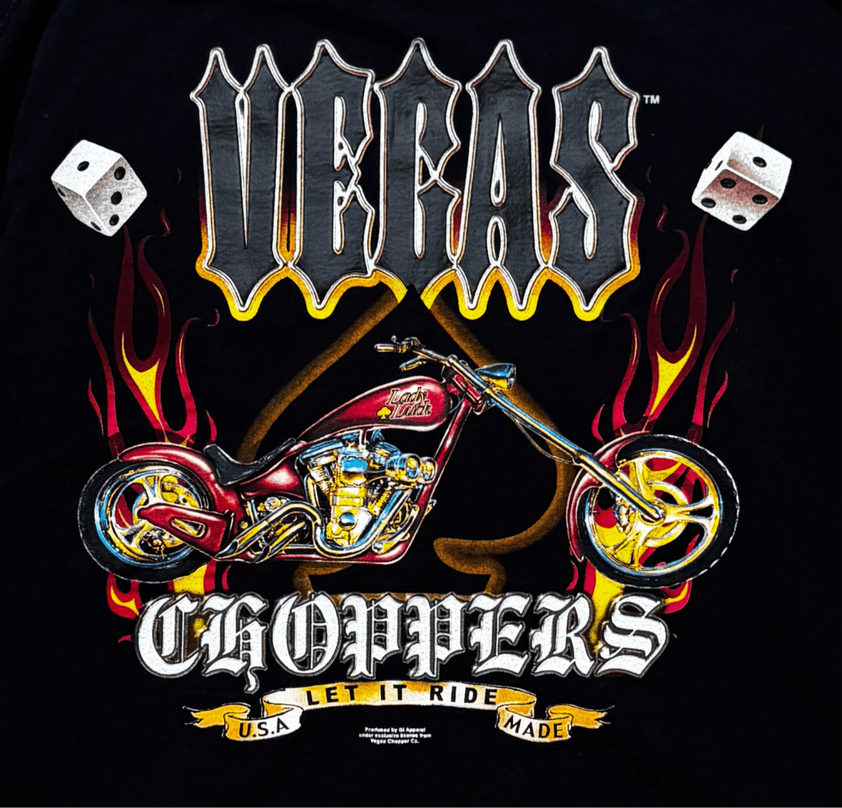 Las Vegas Choppers Tee - Medium - ALL GOODS - ALL GOODS