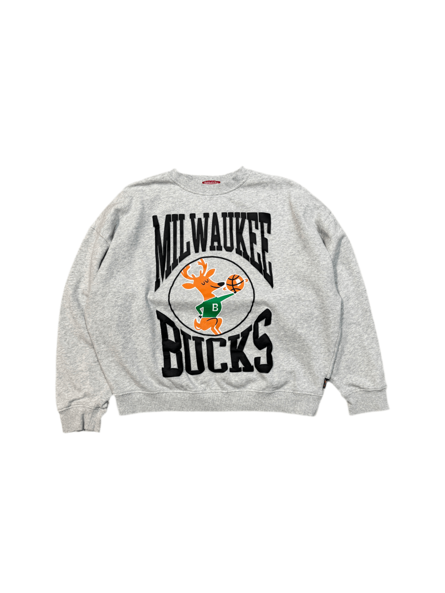 Mitchell & Ness Milwaukee Bucks Crewneck - Women’s XL - ALL GOODS - ALL GOODS