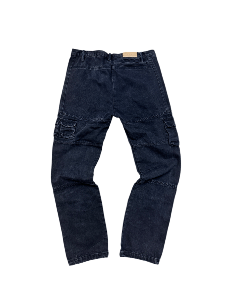 MNML Black Cargo Jeans - 33 - ALL GOODS - ALL GOODS