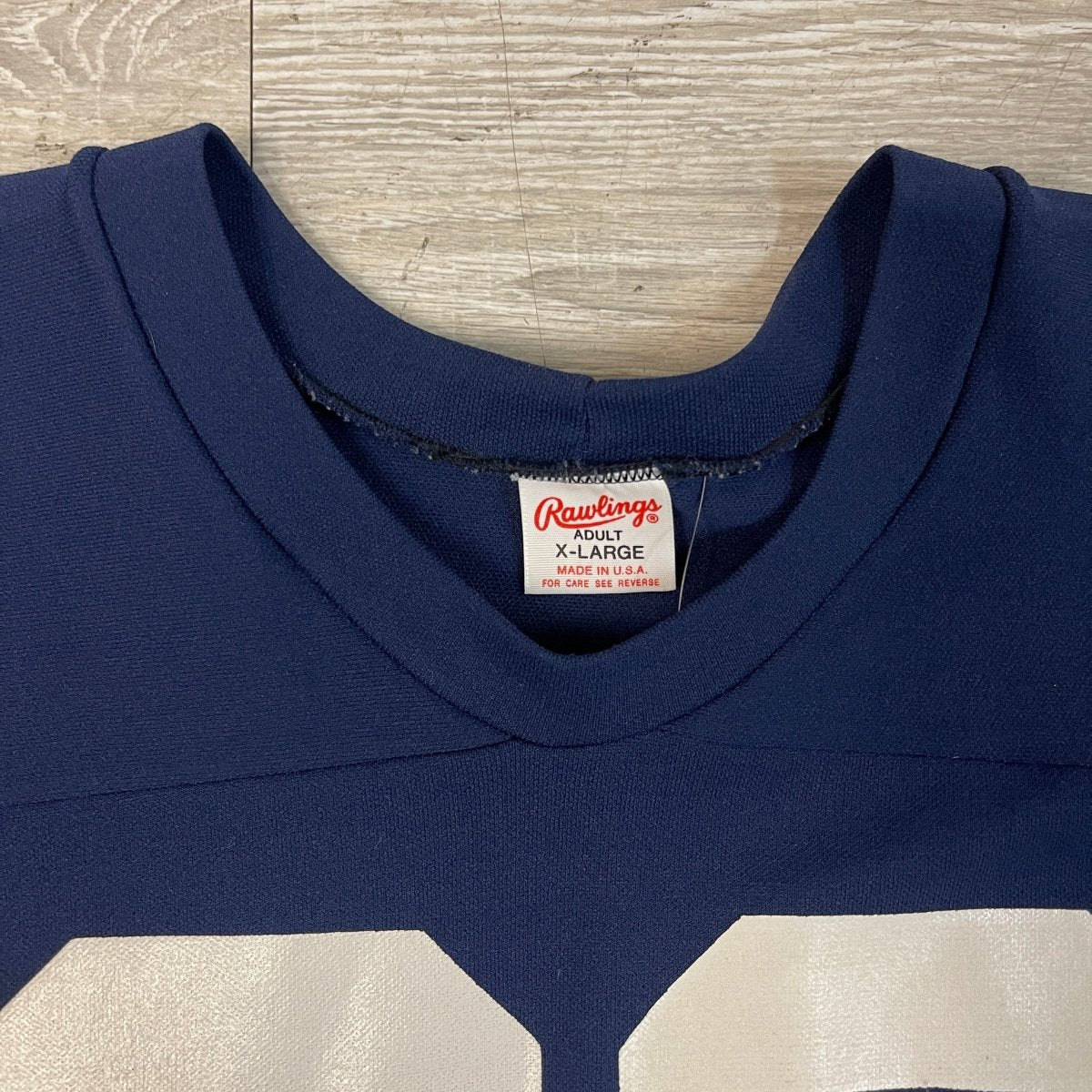 Navy and Red #33 Football Jersey - XL - ALL GOODS - ALL GOODS