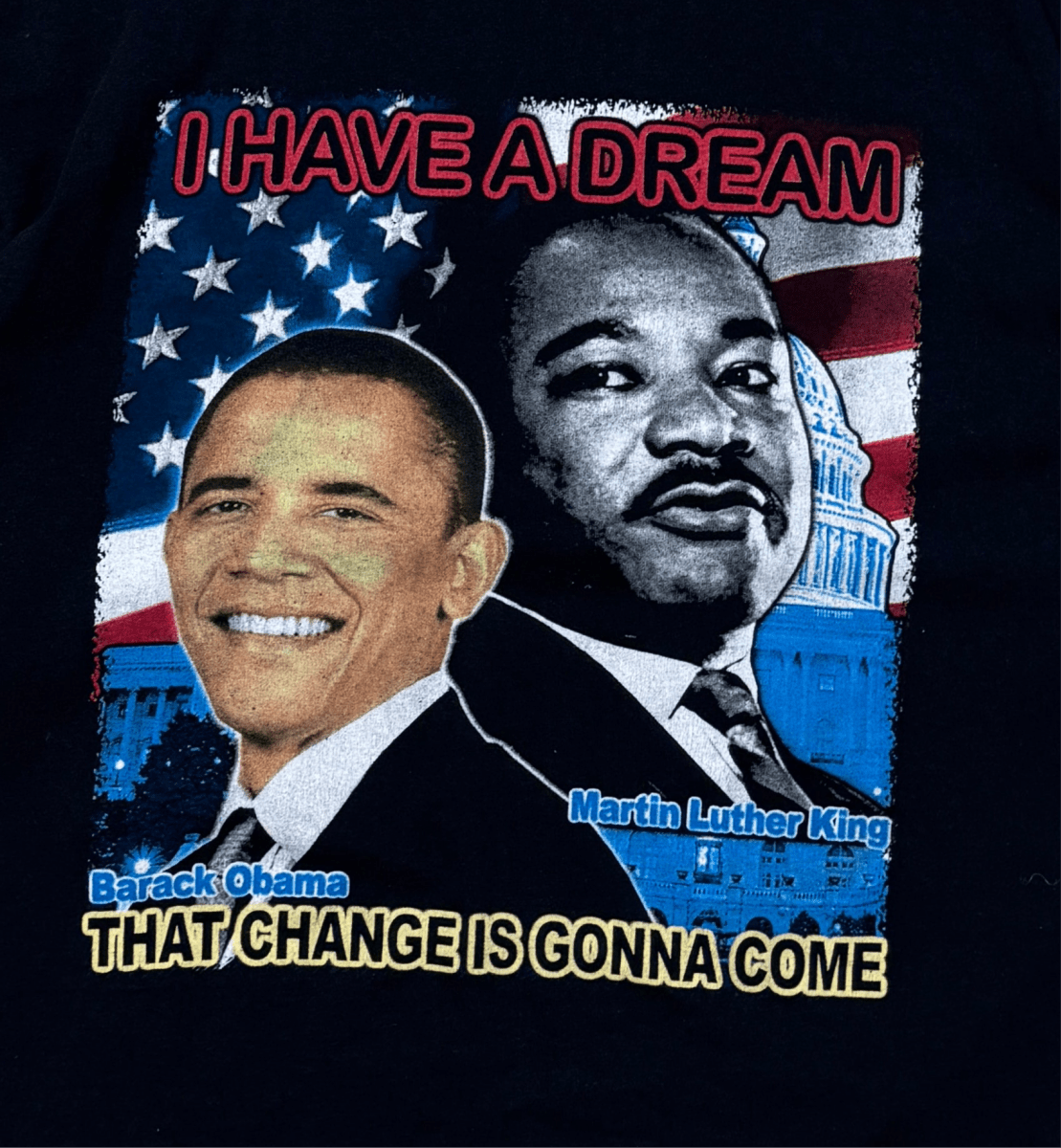 Obama & MLK Rap Tee - XL - ALL GOODS - ALL GOODS