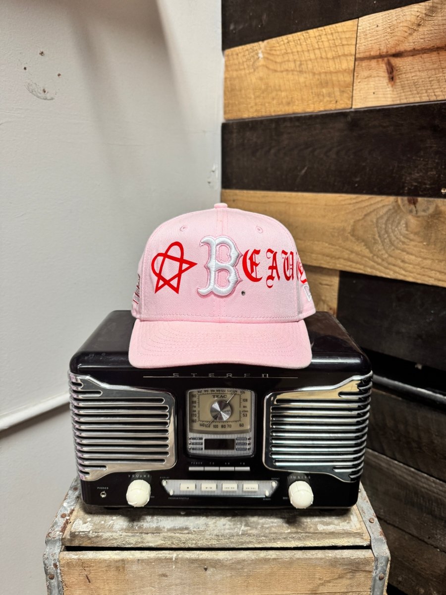 Pink Boston Red Sox Fitted - ALL GOODS - ALL GOODS