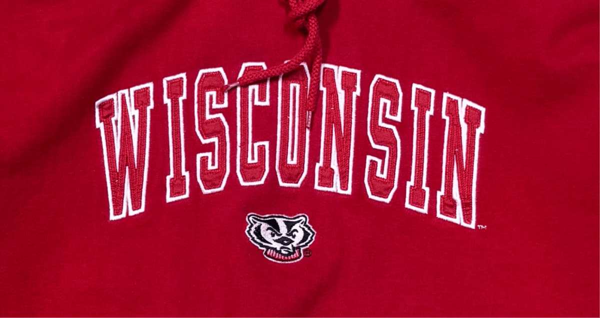 Red Wisconsin Badgers Hoodie - XL - ALL GOODS - ALL GOODS