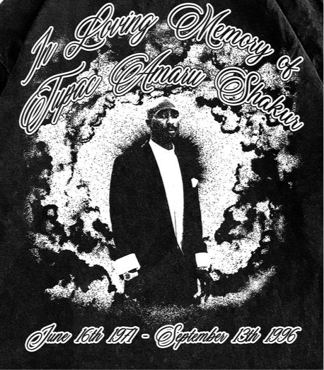 Tupac Memorial Shirt - Medium - ALL GOODS - ALL GOODS