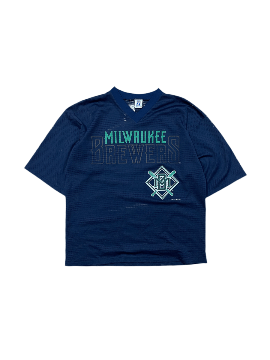 Vintage 1997 Milwaukee Brewers Mesh Jersey - Large - ALL GOODS - ALL GOODS