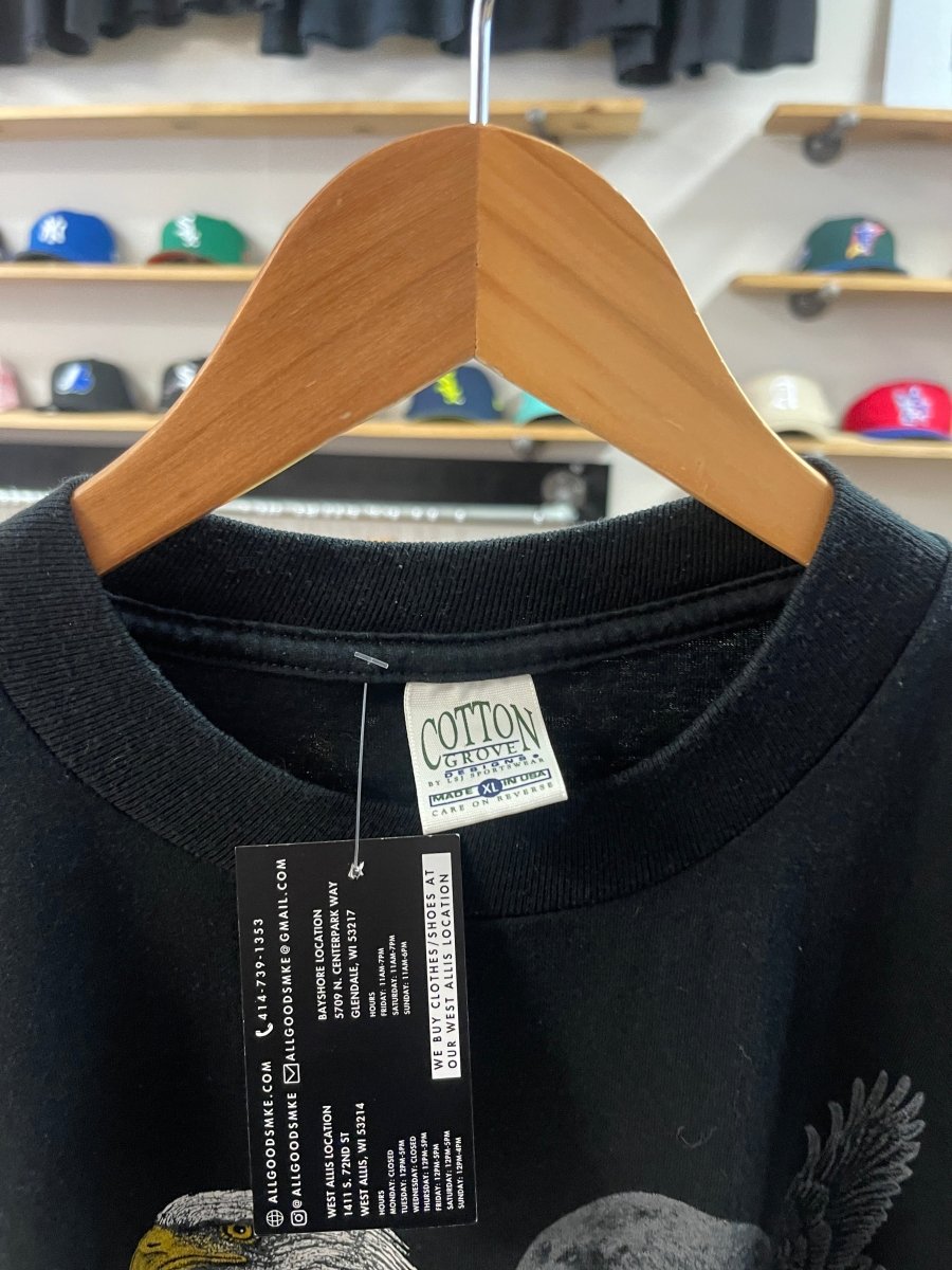Vintage black Nature Eagle Tee - ALL GOODS - ALL GOODS