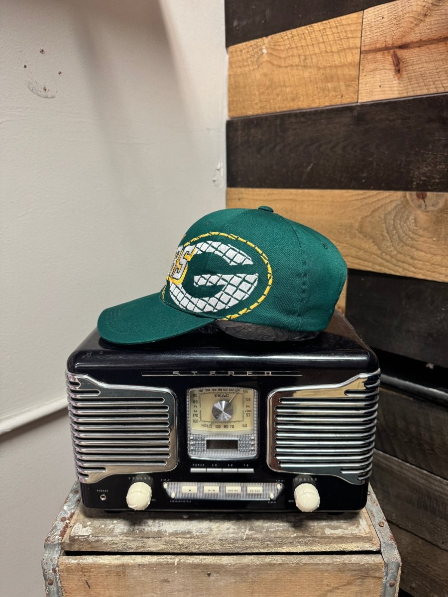 Vintage Green Bay Packers Script SnapBack - ALL GOODS - ALL GOODS
