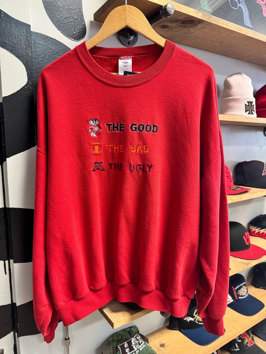 Vintage Wisconsin Badgers Crewneck - 2XL - ALL GOODS - ALL GOODS