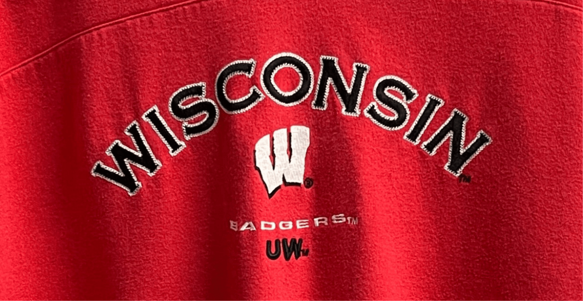 Wisconsin Badgers Crewneck - Large - ALL GOODS - ALL GOODS