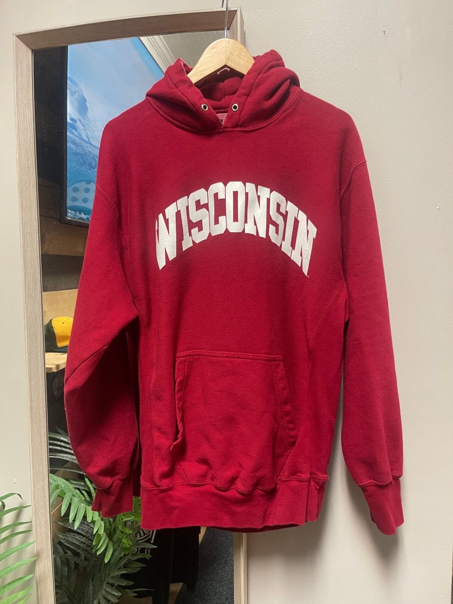 Wisconsin Badgers Heavy Hoodie Medium - ALL GOODS - ALL GOODS