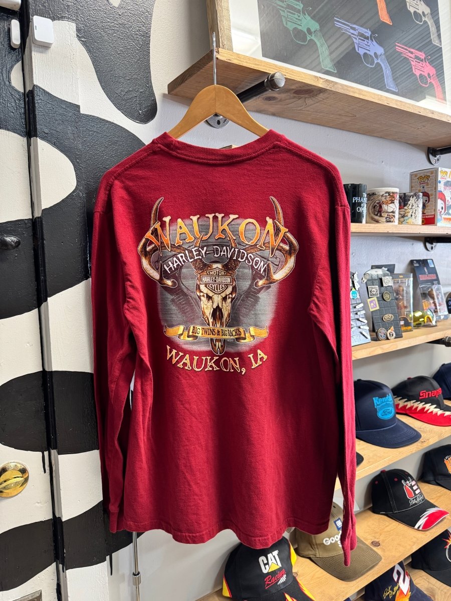 Y2K Harley Davidson Long Sleeve Tee - Large - ALL GOODS - ALL GOODS