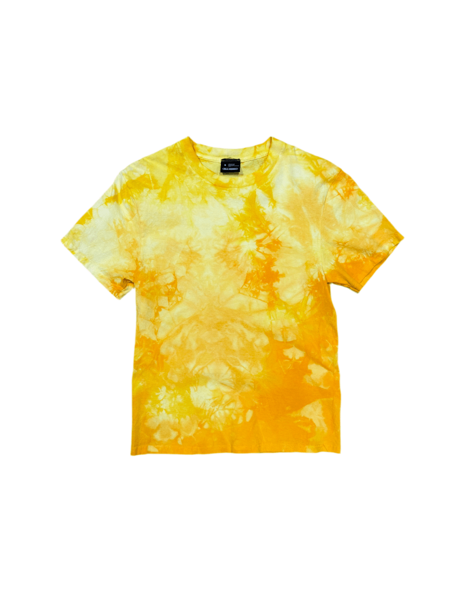 Yellow Tie Dye Shirt - Small - ALL GOODS - ALL GOODS