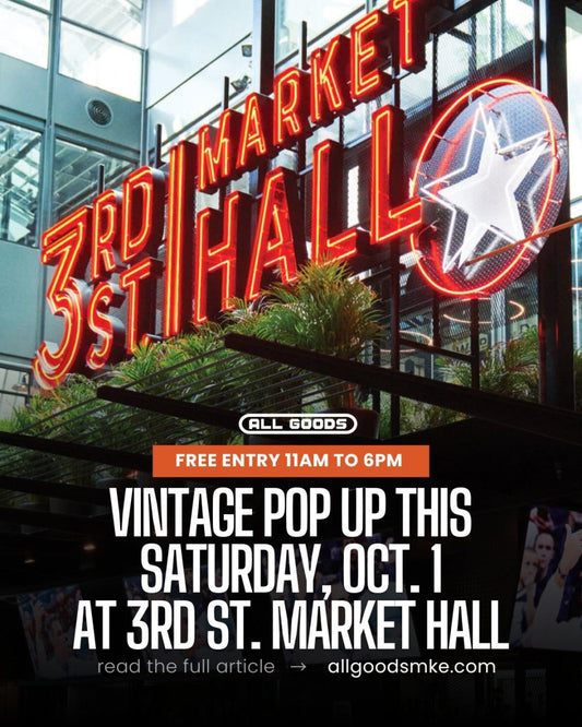 3rd Street Vintage Market Returns This Saturday, October 1 - ALL GOODS