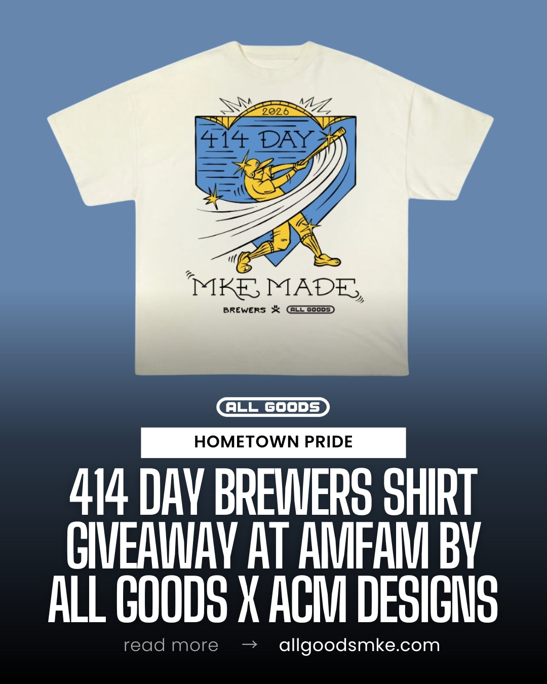 414 Day Artist T-Shirt Release Comes to AmFam Field