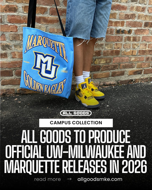 All Goods Returns with Official UWM and Marquette Apparel