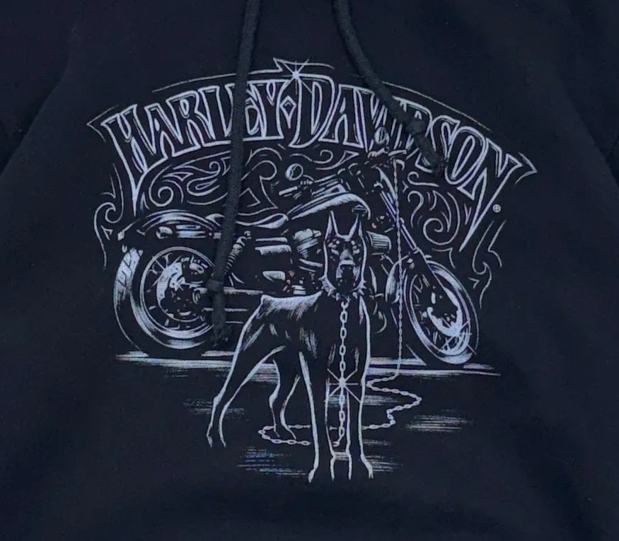 Harley Davidson Dog Hoodie - Medium