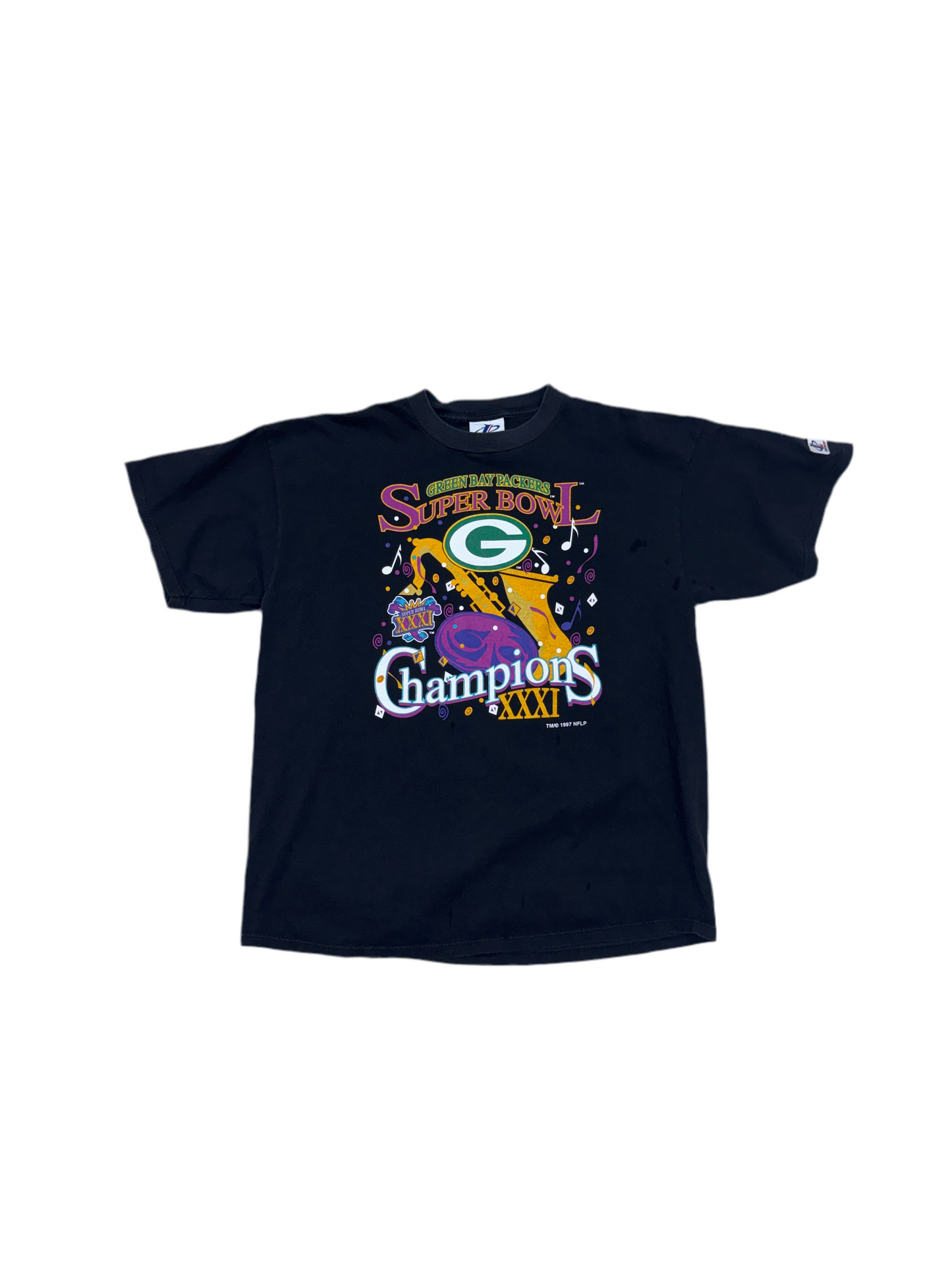 1997 Green Bay Packers SB T-Shirt - XL