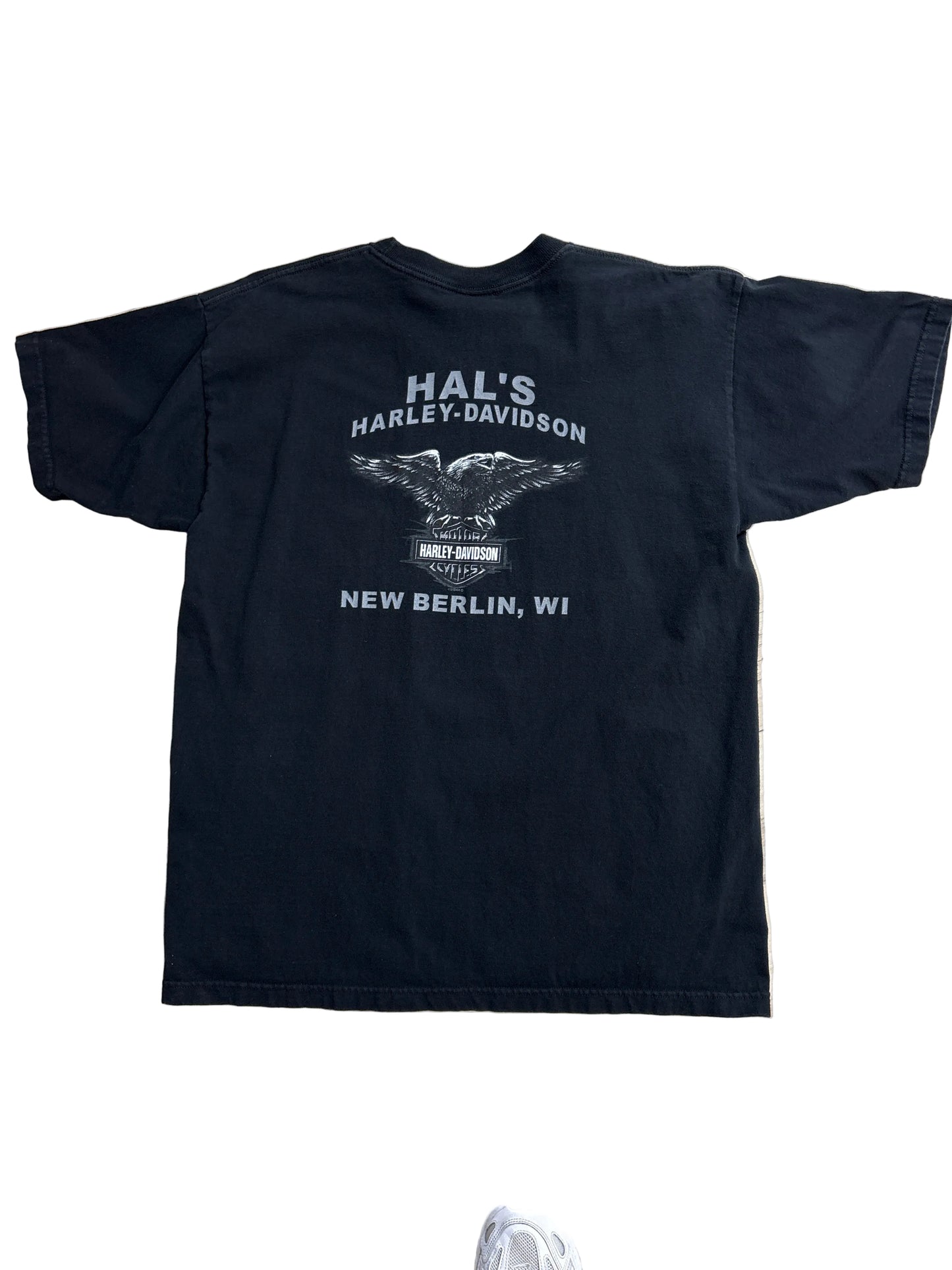 Vintage Back Off Harley Davidson T-Shirt-XL