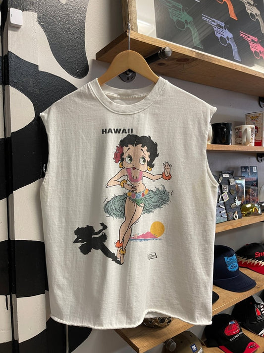 1990 Betty Boop Hawaii Cut Off - Medium - ALL GOODS - ALL GOODS
