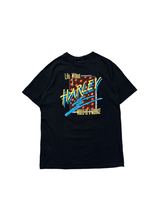 1990 Harley Davidson Kenosha Tee - Large - ALL GOODS - ALL GOODS
