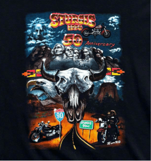 1990 Sturgis Shirt - Medium - ALL GOODS - ALL GOODS