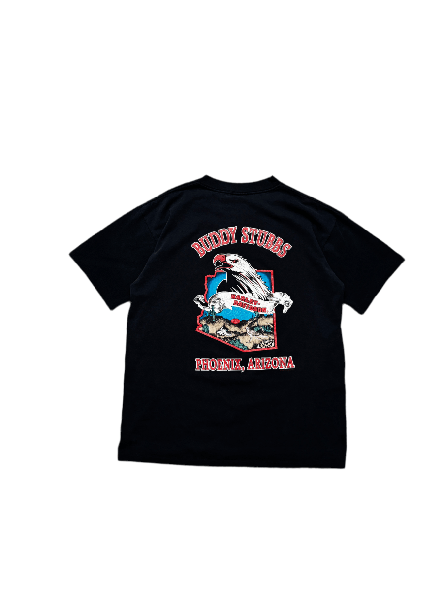 1991 3D Emblem “Ride Like The Wind” Tee - Medium - ALL GOODS - ALL GOODS