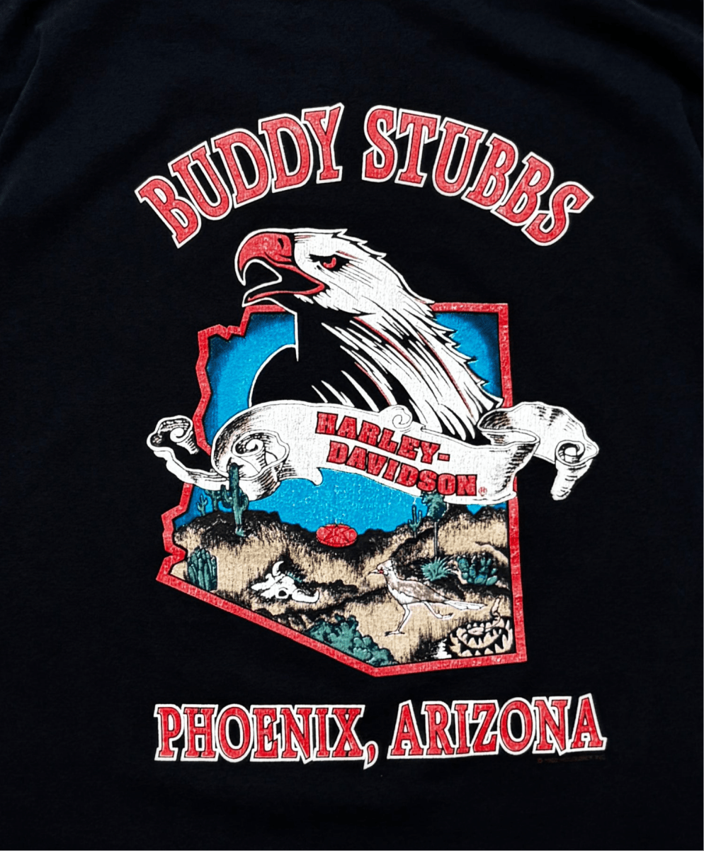 1991 3D Emblem “Ride Like The Wind” Tee - Medium - ALL GOODS - ALL GOODS