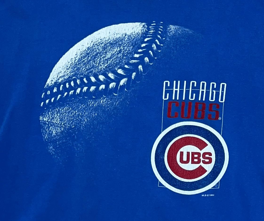 1993 Chicago Cubs Baseball T-Shirt - Large - ALL GOODS - ALL GOODS